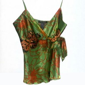 Bisou Bisou satin cami Y2K